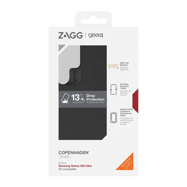 ZAGG's Gear4 D3O Bio Copenhagen Case for Samsung S22 Ultra ZAGG