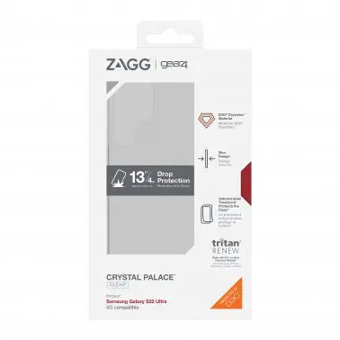 ZAGG's Gear4 D3O Crystal Palace Case for Samsung S22 Ultra ZAGG