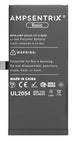 Ampsentrix Basic Replacement Batteries for Apple iPhone 13 Mini / 13 / 13 Pro / 13 Pro Max - 3C Easy Markham