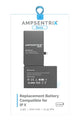 Ampsentrix Basic Replacement Battery for Apple iPhone X (10) - 3C Easy Markham