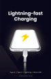 Ampsentrix Braided USB-C to Lightning Cable - 3C Easy Markham