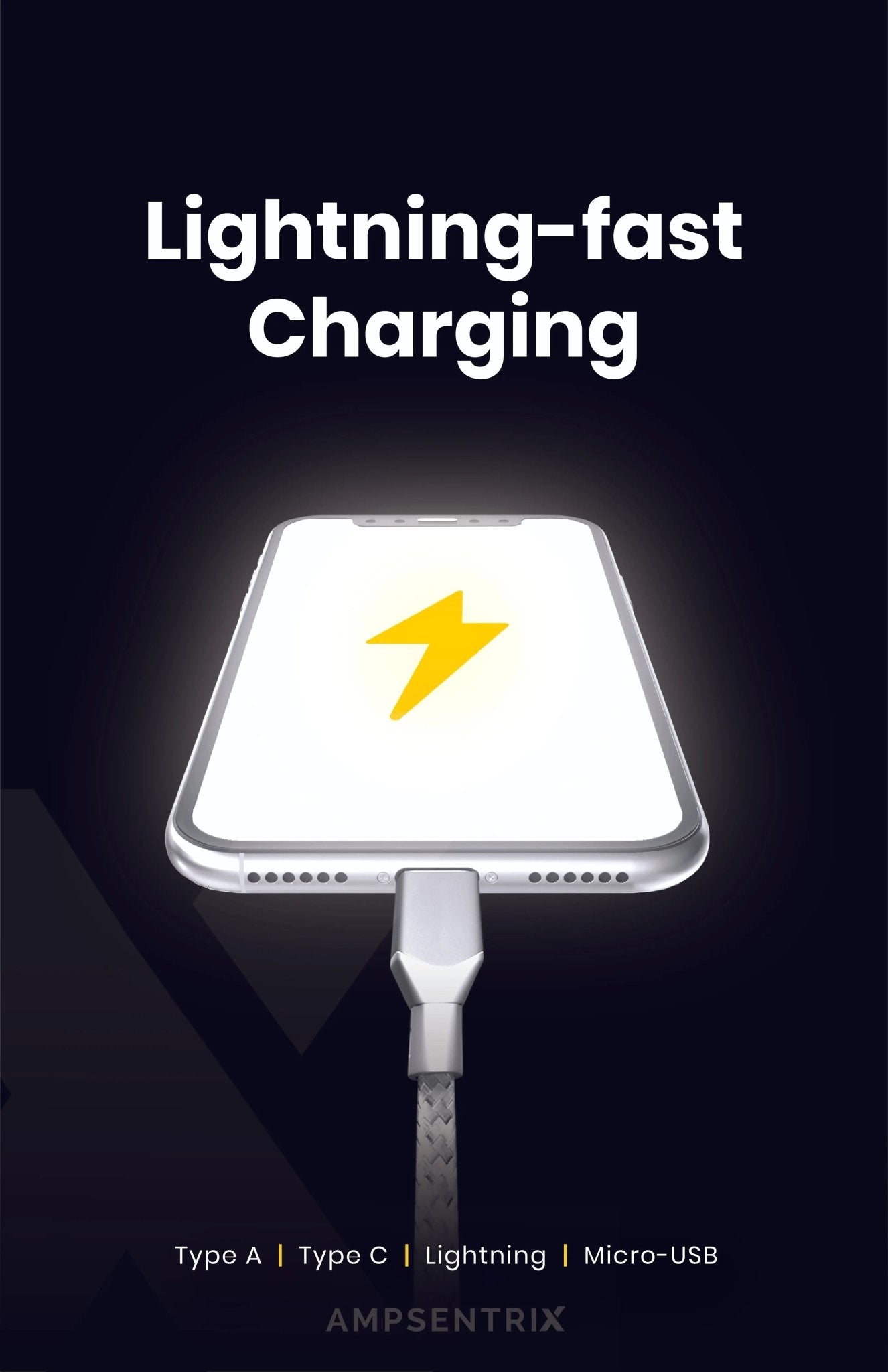 Ampsentrix PD 20W Power Adapter (USB-A Output x1 USB-C Output x1) - 3C Easy Markham