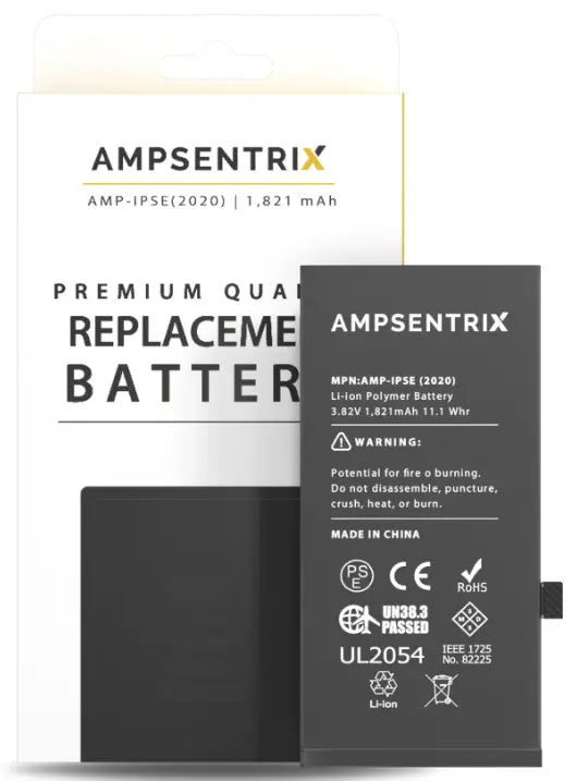 Ampsentrix Pro Replacement Batteries for Apple iPhone SE (2020) / SE (2022) - 3C Easy Markham