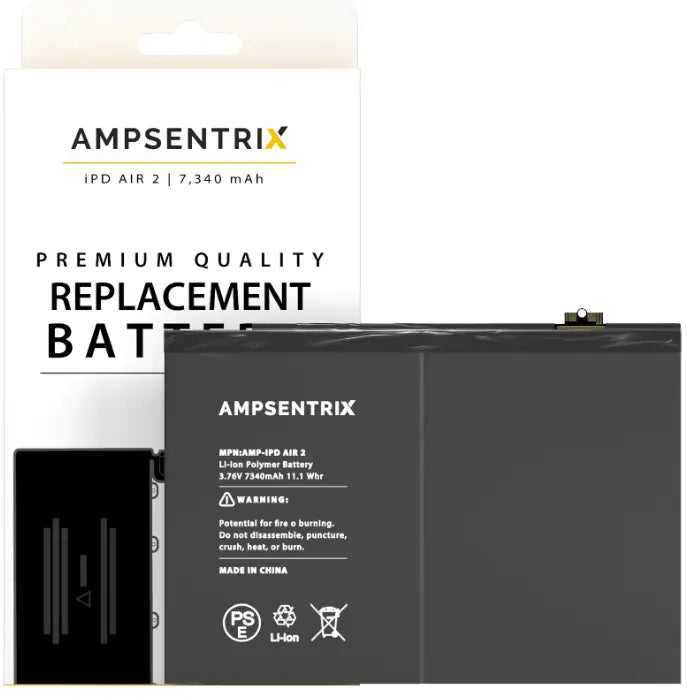 Ampsentrix Replacement Batteries for Apple iPad Airs - 3C Easy Markham