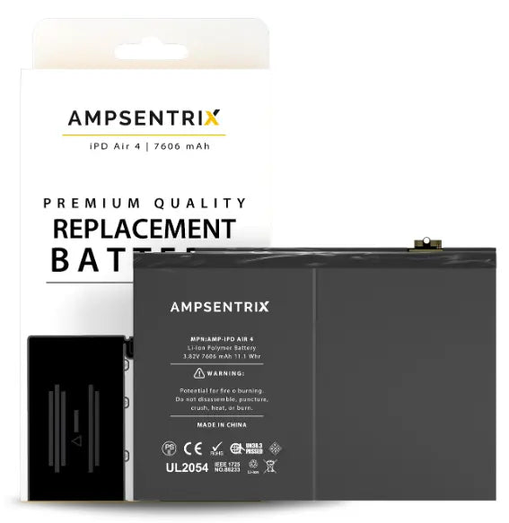 Ampsentrix Replacement Batteries for Apple iPad Airs - 3C Easy Markham