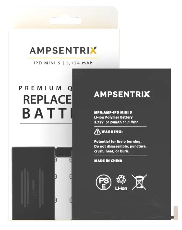 Ampsentrix Replacement Batteries for Apple iPad Minis - 3C Easy Markham