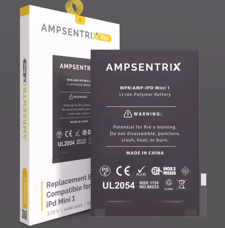 Ampsentrix Replacement Batteries for Apple iPad Minis - 3C Easy Markham