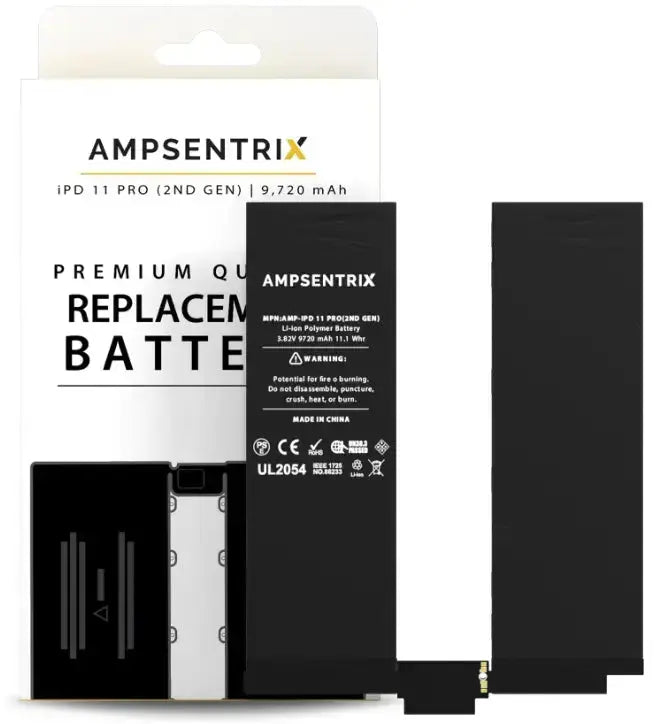 Ampsentrix Replacement Batteries for Apple iPad Pro 11“ - 3C Easy Markham