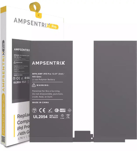 Ampsentrix Replacement Batteries for Apple iPad Pro 12.9" - 3C Easy Markham