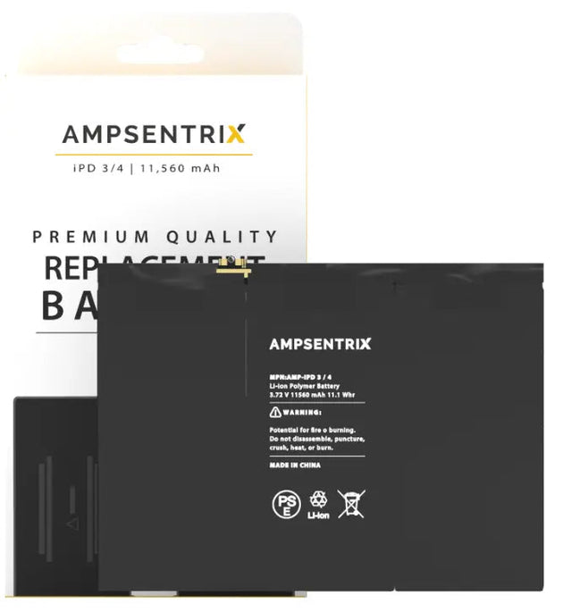 Ampsentrix Replacement Batteries for Apple iPads - 3C Easy Markham