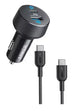 ANKER 35W Car Charger 2-Port USB-A/USB-C with USB-C Cable - 3C Easy Markham