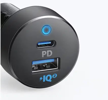 ANKER 35W Car Charger 2-Port USB-A/USB-C with USB-C Cable - 3C Easy Markham