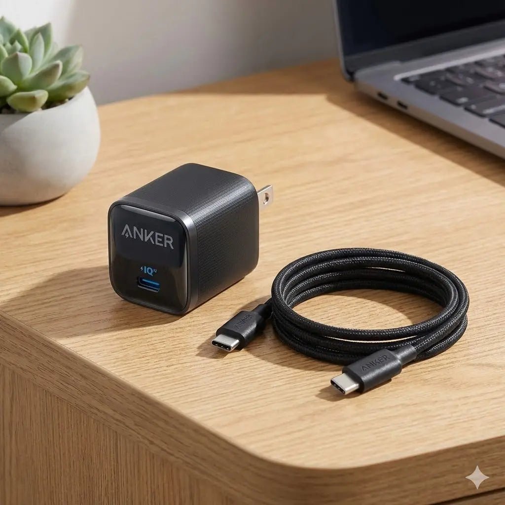 Anker 45W Nano Charger with 6 Ft. USB-C Cable - 3C Easy Markham