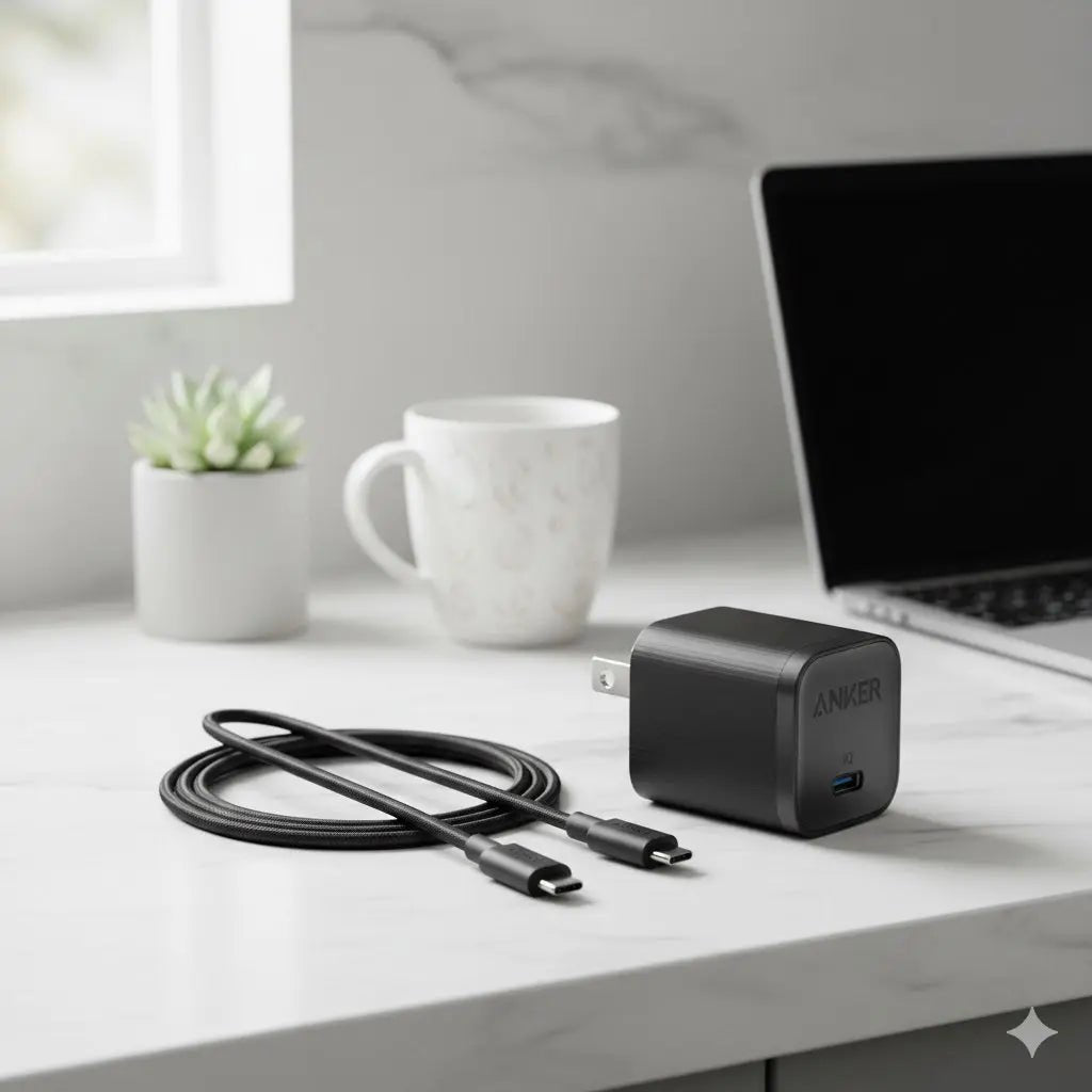 Anker 45W Nano Charger with 6 Ft. USB-C Cable - 3C Easy Markham