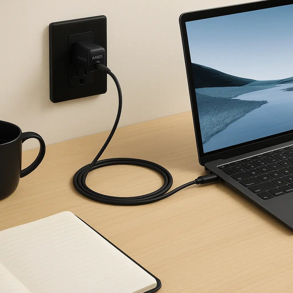 Anker 45W Nano Charger with 6 Ft. USB-C Cable - 3C Easy Markham