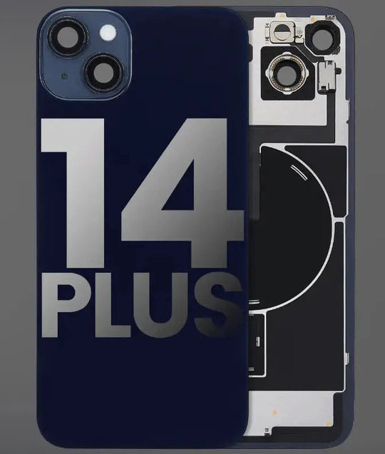 Back Cover Pre-Installed with Wireless Charging Coil, MagSafe Magnets & Flashlight Flex for iPhone 14 Plus - 3C Easy Markham