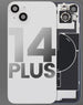 Back Cover Pre-Installed with Wireless Charging Coil, MagSafe Magnets & Flashlight Flex for iPhone 14 Plus - 3C Easy Markham