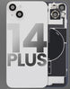 Back Cover Pre-Installed with Wireless Charging Coil, MagSafe Magnets & Flashlight Flex for iPhone 14 Plus - 3C Easy Markham