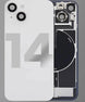 Back Cover Pre-Installed with Wireless Charging Coil, MagSafe Magnets & Flashlight Flex for iPhone 14 - 3C Easy Markham