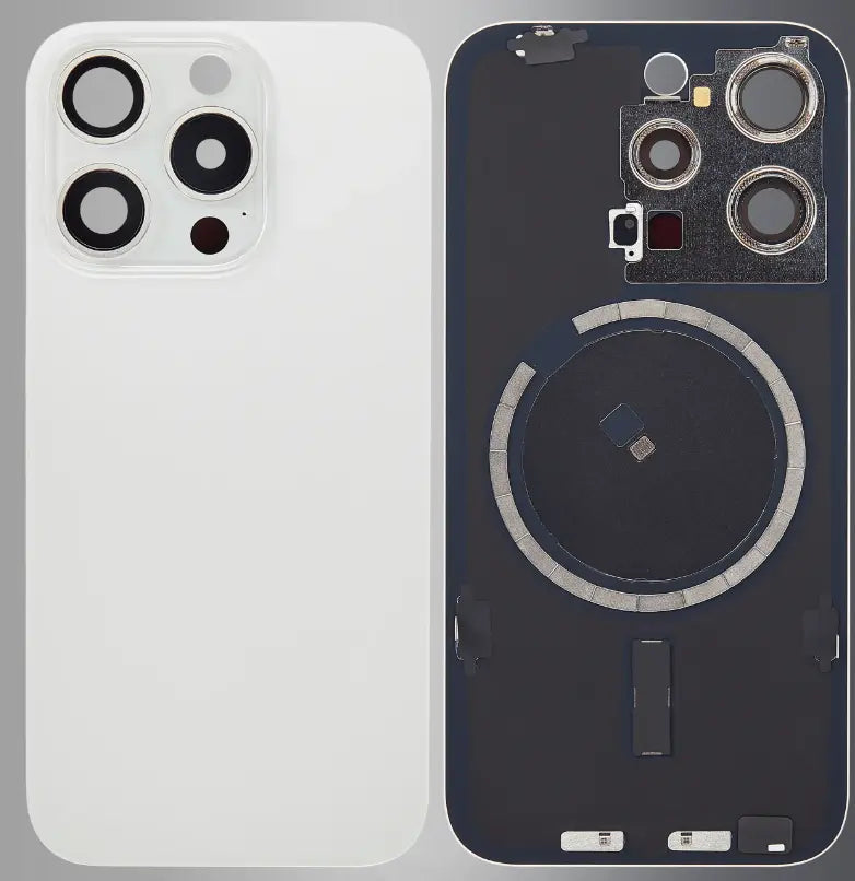 Back Glass Pre-Installed w/ MagSafe Magnet Compatible with iPhone 15 Pro Max - 3C Easy Markham