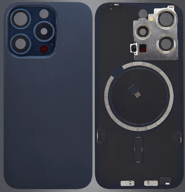 Back Glass Pre-Installed w/ MagSafe Magnet Compatible with iPhone 15 Pro Max - 3C Easy Markham