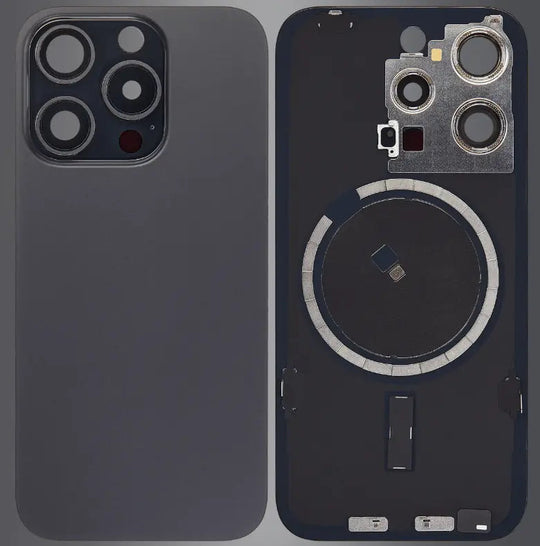Back Glass Pre-Installed w/ MagSafe Magnet Compatible with iPhone 15 Pro Max - 3C Easy Markham