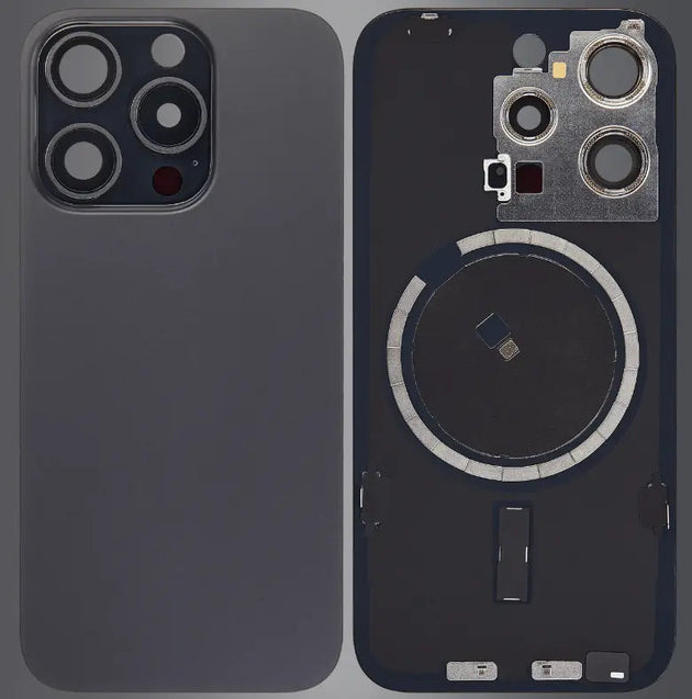 Back Glass Pre-Installed w/ MagSafe Magnet Compatible with iPhone 15 Pro Max - 3C Easy Markham