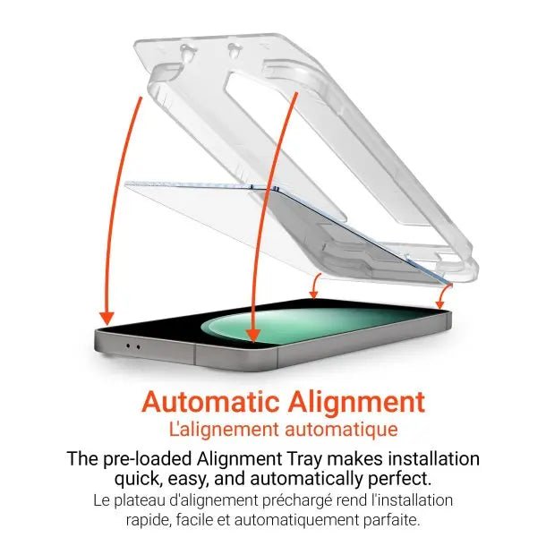 HyperGear Tempered Glass Screen Protector w/ Install Tray Compatible with Samsung S23 FE 5G - 3C Easy Markham