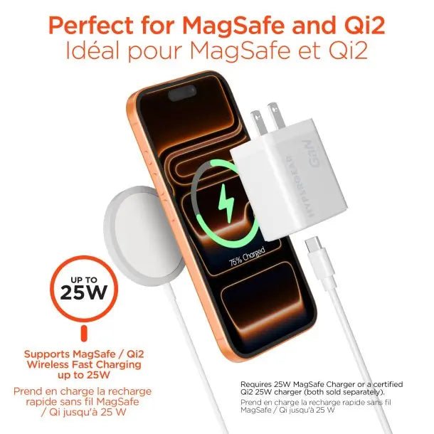 HyperGear's 40W/60W Max USB-C PD 3.2/AVS/DPS GaN Wall Charger - 3C Easy Markham