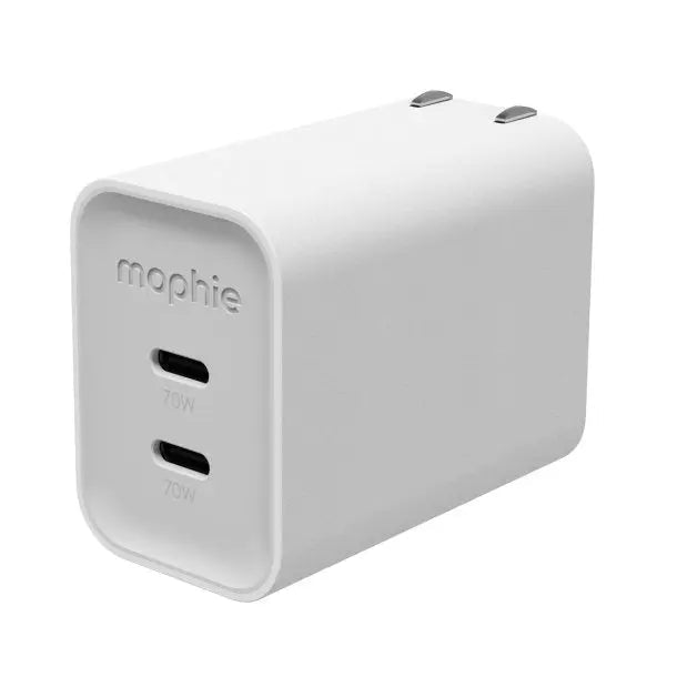 Mophie Speedport GaN 70W Dual USB-C Wall Adaptor - 3C Easy Markham