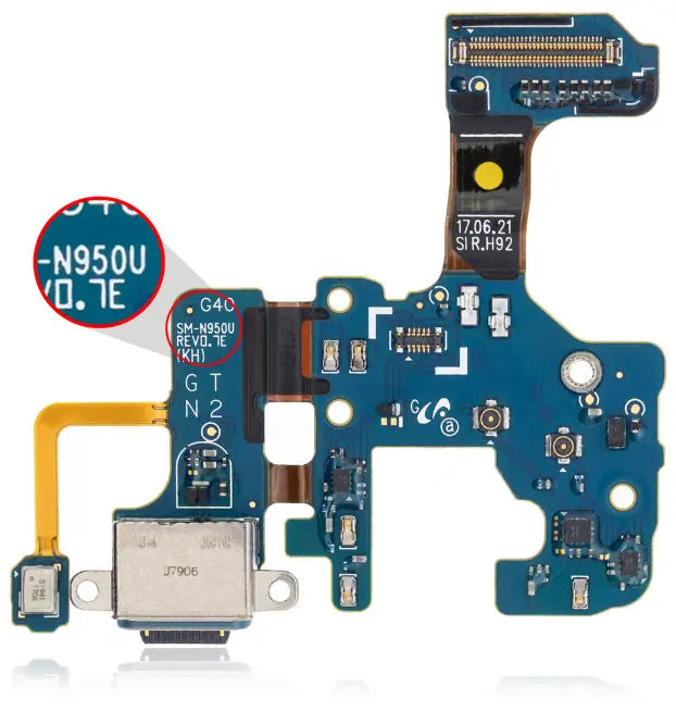 Replacement Charging Port Board for Samsung Galaxy Note 8 and Note 9 - 3C Easy Markham