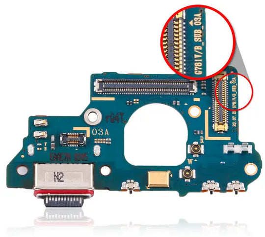 Replacement Charging Port Board for Samsung Galaxy S20 FE 5G, and S21 FE 5G - 3C Easy Markham