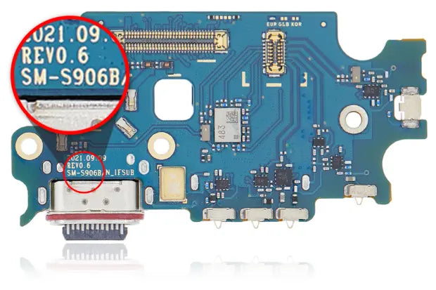 Replacement Charging Port Board for Samsung Galaxy S22 5G, S22 Plus 5G and S22 Ultra 5G - 3C Easy Markham