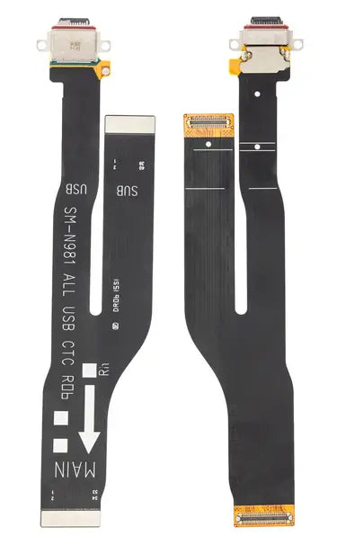 Replacement Charging Port Flex Cable for Samsung Galaxy Note 20 5G, and Note 20 Ultra 5G - 3C Easy Markham