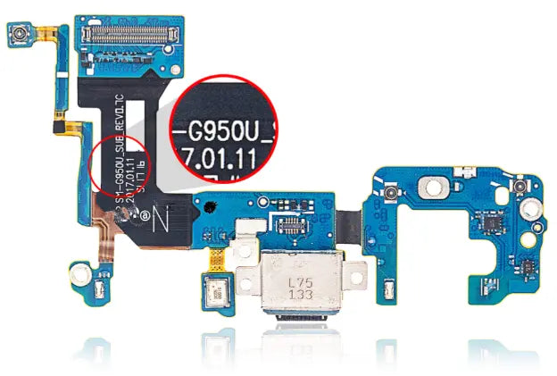 Replacement Charging Port Flex Cable for Samsung Galaxy S8, S8 Plus, S9, and S9 Plus - 3C Easy Markham