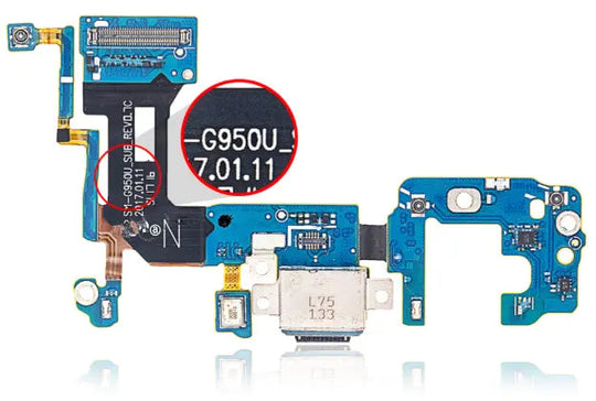 Replacement Charging Port Flex Cable for Samsung Galaxy S8, S8 Plus, S9, and S9 Plus - 3C Easy Markham