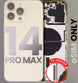 Replacement Housing w/ Misc. Components Pre-Installed Compatible with iPhone 14 Pro Max - 3C Easy Markham