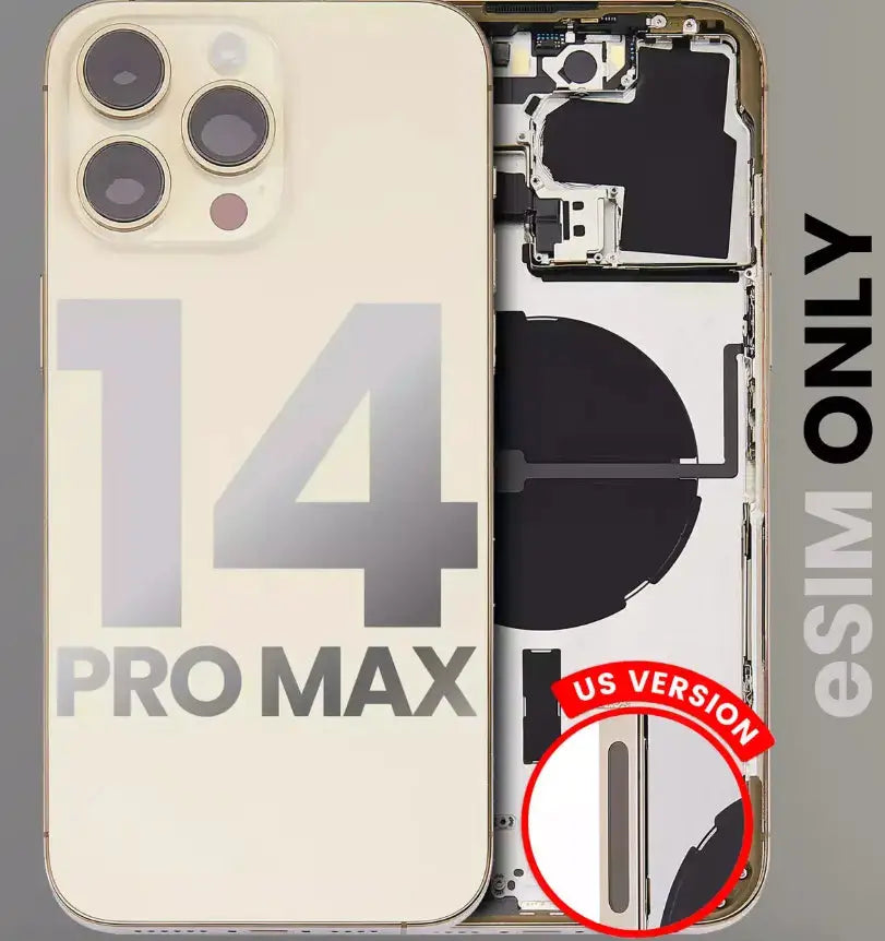Replacement Housing w/ Misc. Components Pre-Installed Compatible with iPhone 14 Pro Max - 3C Easy Markham
