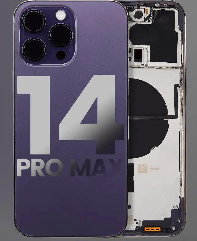 Replacement Housing w/ Misc. Components Pre-Installed Compatible with iPhone 14 Pro Max - 3C Easy Markham
