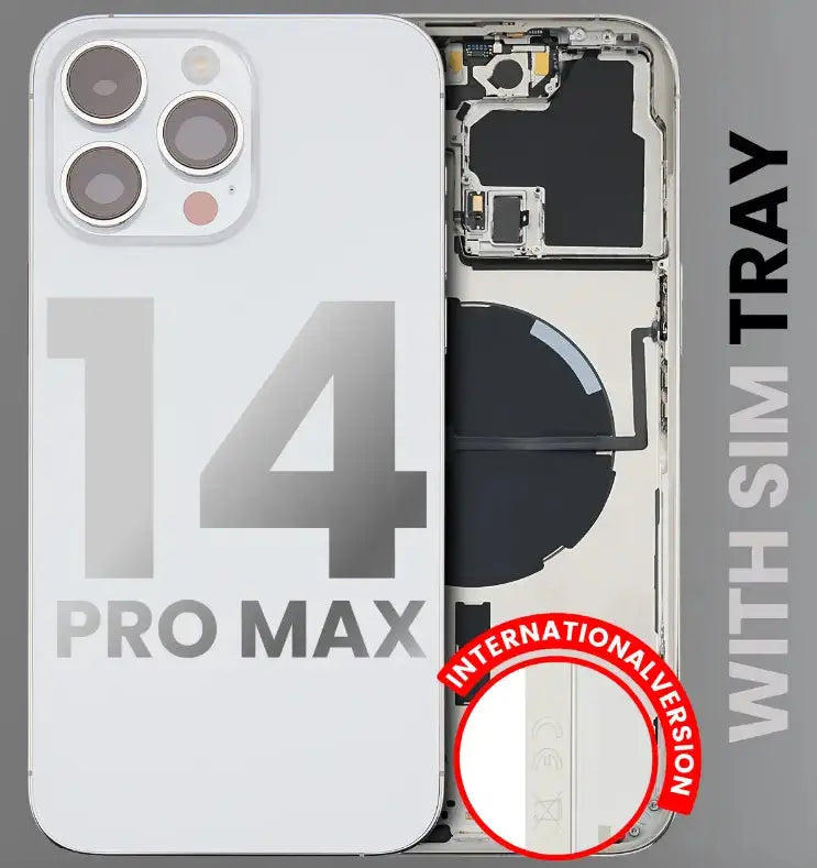 Replacement Housing w/ Misc. Components Pre-Installed Compatible with iPhone 14 Pro Max - 3C Easy Markham