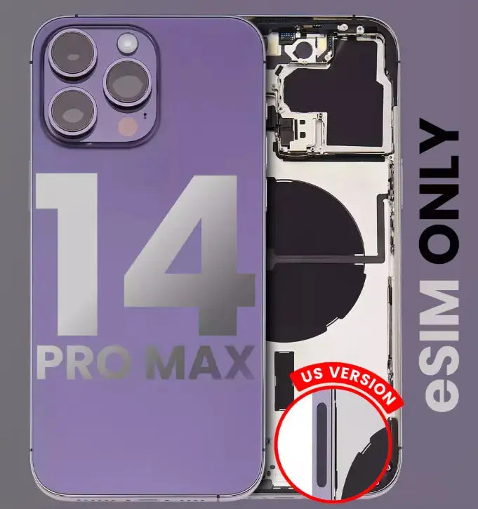 Replacement Housing w/ Misc. Components Pre-Installed Compatible with iPhone 14 Pro Max - 3C Easy Markham