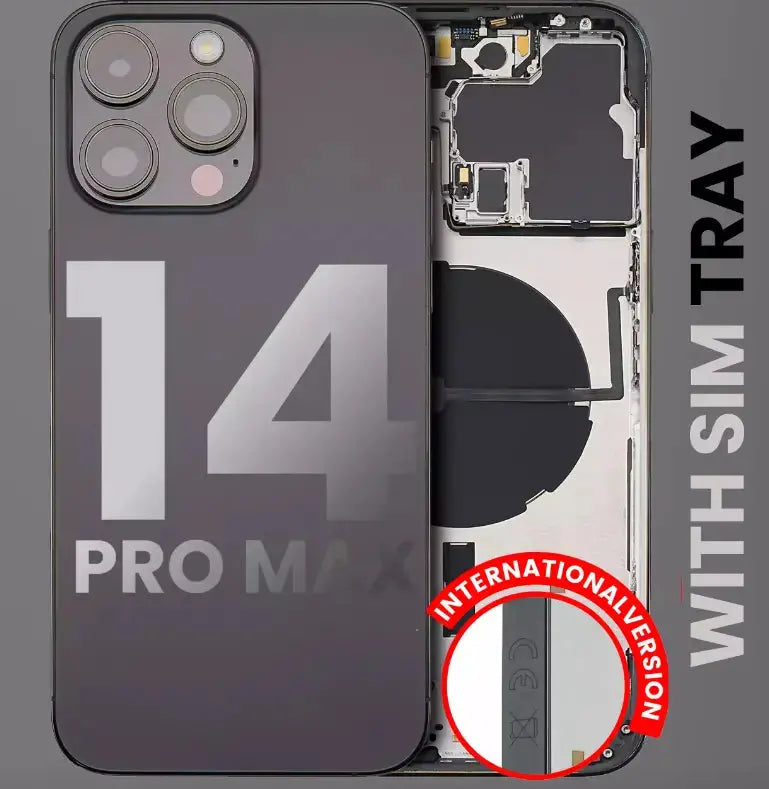 Replacement Housing w/ Misc. Components Pre-Installed Compatible with iPhone 14 Pro Max - 3C Easy Markham