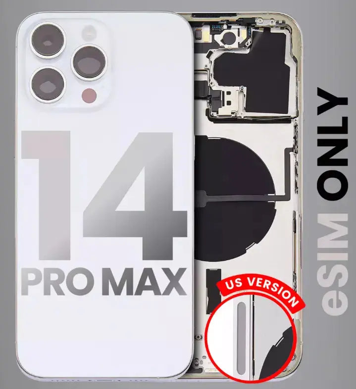 Replacement Housing w/ Misc. Components Pre-Installed Compatible with iPhone 14 Pro Max - 3C Easy Markham