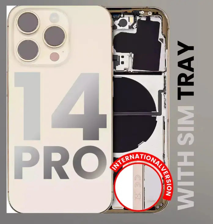 Replacement Housing with Misc. Components Pre-Installed Compatible with iPhone 14 Pro - 3C Easy Markham