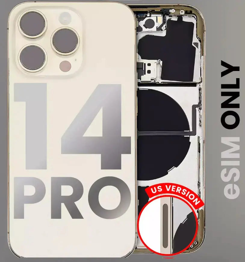 Replacement Housing with Misc. Components Pre-Installed Compatible with iPhone 14 Pro - 3C Easy Markham