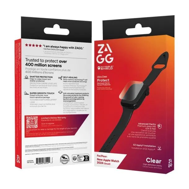 ZAGG InvisibleShield Ultra Clear Screen Protector for Apple Watch Series 11 - 3C Easy Markham