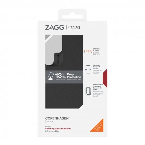 ZAGG's Gear4 D3O Copenhagen Case for Samsung S22 Ultra - 3C Easy Markham