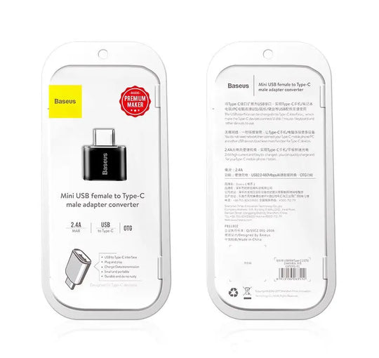 Baseus USB-A female to USB-C male adapter - 3C Easy Markham