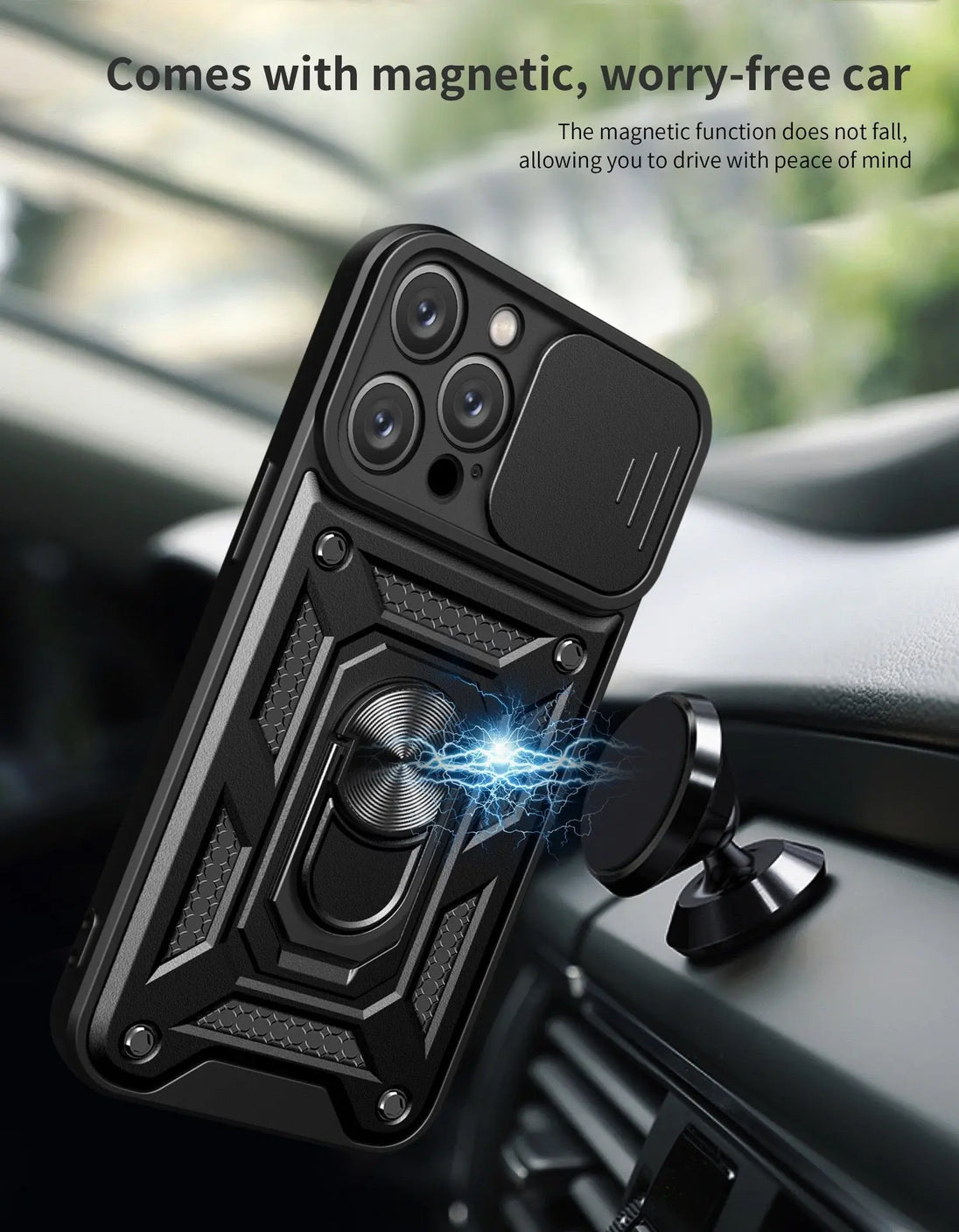 Dual-Layer Multifunction Case for iPhone 15 Series - 3C Easy Markham