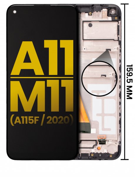 Samsung A11 Premium Quality Replacement Screen - 3C Easy Markham